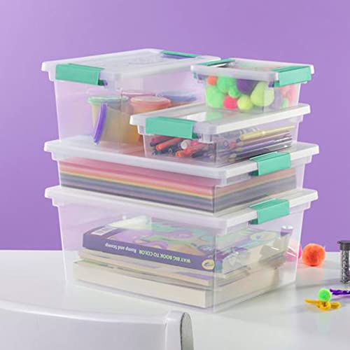 Sterilite Medium Clip Box with Latching Lid, Clear — image 18