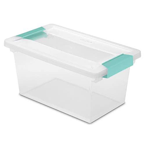 Sterilite Medium Clip Box with Latching Lid, Clear — image 4