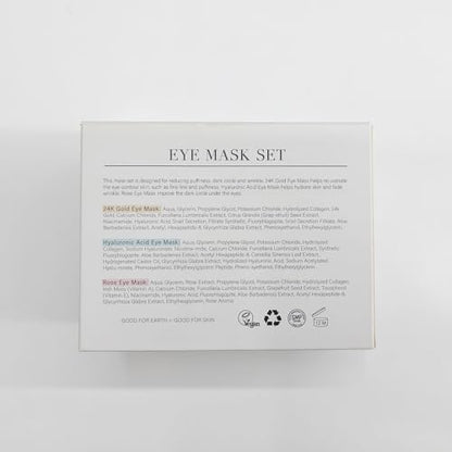PEAUAMIE Under Eye Patches, Gold & Rose — 60 Count — image 17