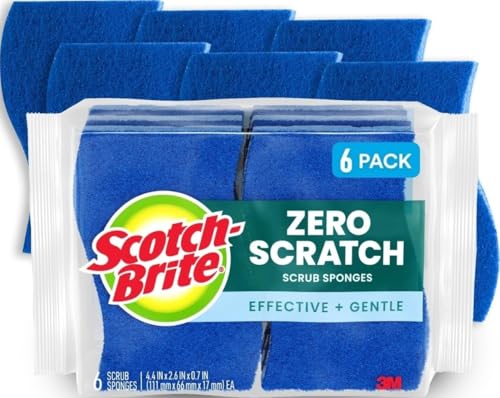 Scotch-Brite Zero Scratch Scrub Sponge — 6 Pack — image 2