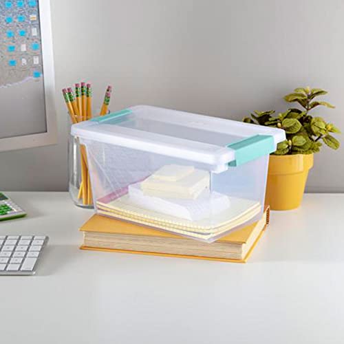 Sterilite Medium Clip Box with Latching Lid, Clear — image 12