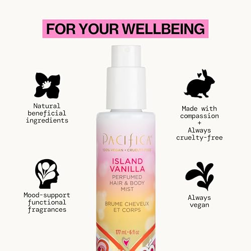 Pacifica Island Vanilla Hair & Body Mist, 2 fl oz — image 8