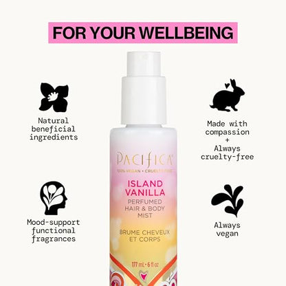 Pacifica Island Vanilla Hair & Body Mist, 2 fl oz — image 8