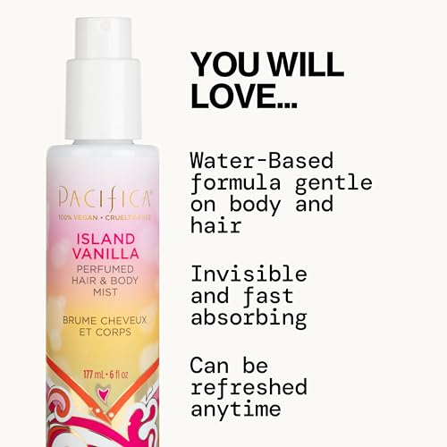Pacifica Island Vanilla Hair & Body Mist, 2 fl oz — image 6