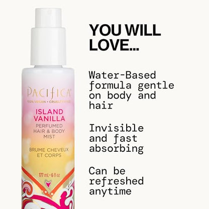 Pacifica Island Vanilla Hair & Body Mist, 2 fl oz — image 6