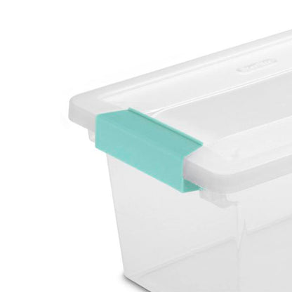 Sterilite Medium Clip Box with Latching Lid, Clear — image 5