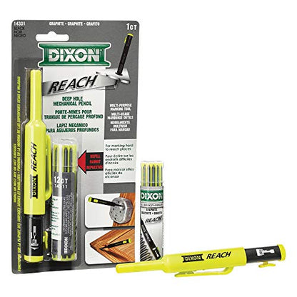 Dixon Industrial Deep Hole Mechanical Pencil, Yellow — image 2