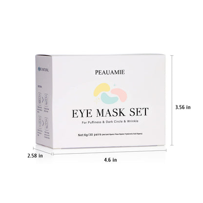 PEAUAMIE Under Eye Patches, Gold & Rose — 60 Count — image 14