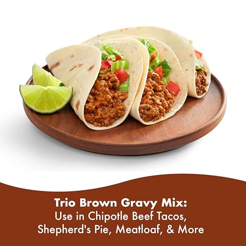 Trio Brown Gravy Mix, Just Add Water — 13.37 oz — image 6