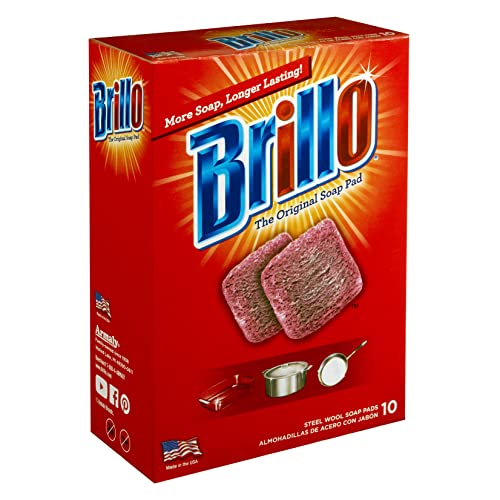 Brillo Steel Wool Soap Pads, Original — 10 Count — image 2