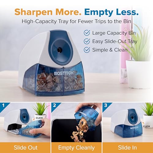Bostitch Office Electric Pencil Sharpener, Black — image 4