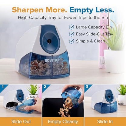 Bostitch Office Electric Pencil Sharpener, Black — image 4