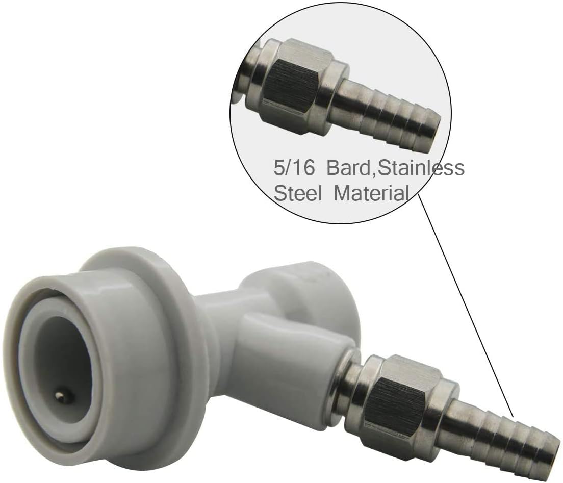 LUCKEG Ball Lock Keg Post Set with MFL Swivel Nuts — image 4