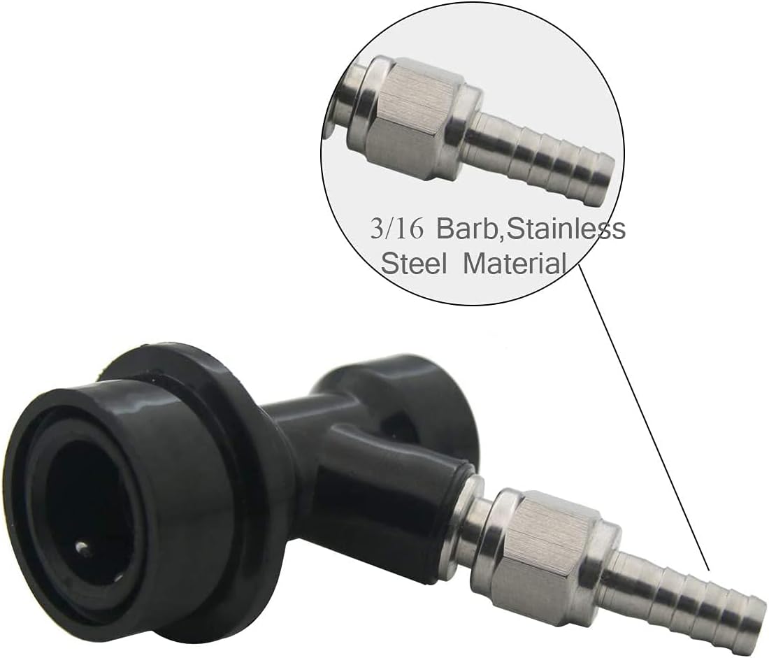 LUCKEG Ball Lock Keg Post Set with MFL Swivel Nuts — image 2