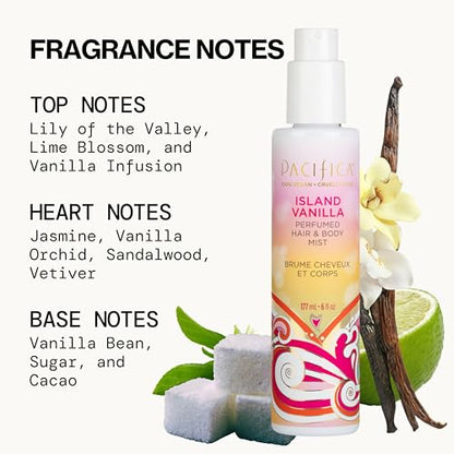 Pacifica Island Vanilla Hair & Body Mist, 2 fl oz — image 16
