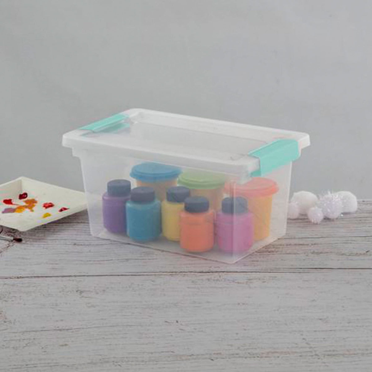 Sterilite Medium Clip Box with Latching Lid, Clear — image 9