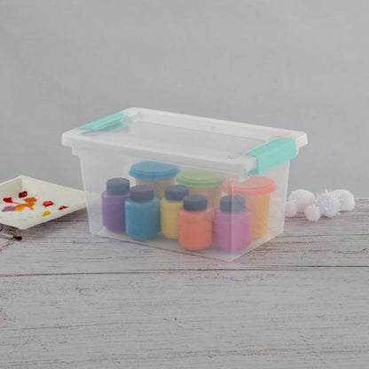 Sterilite Medium Clip Box with Latching Lid, Clear — image 9