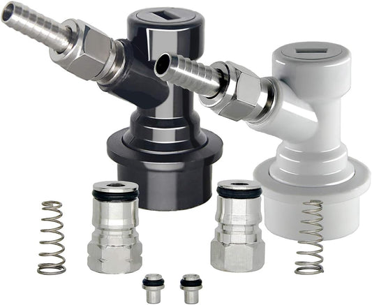 LUCKEG Ball Lock Keg Post Set with MFL Swivel Nuts