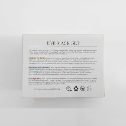 PEAUAMIE Under Eye Patches, Gold & Rose — 60 Count — image 16