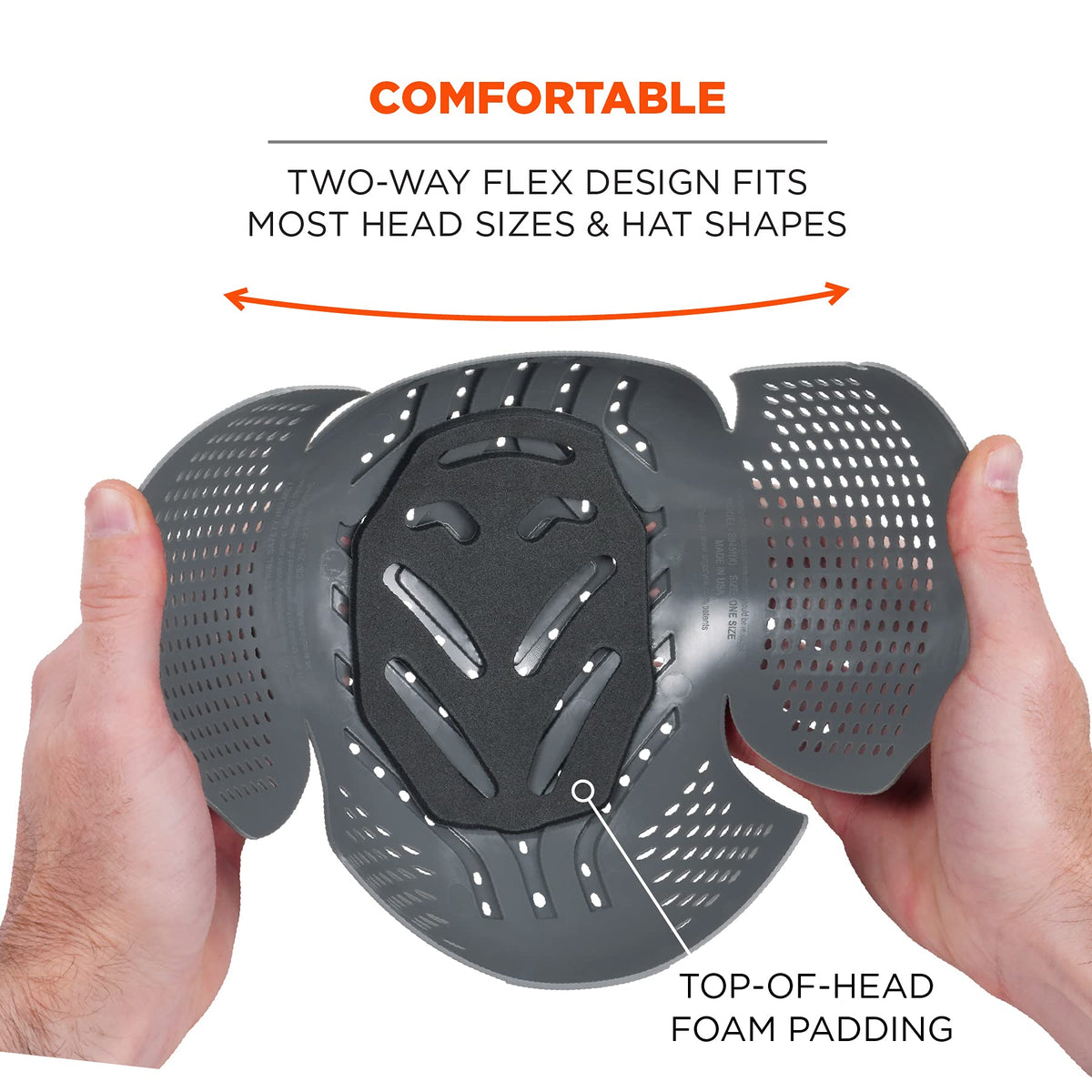 Ergodyne Skullerz 8945F(x) Bump Cap Insert, Charcoal — image 13