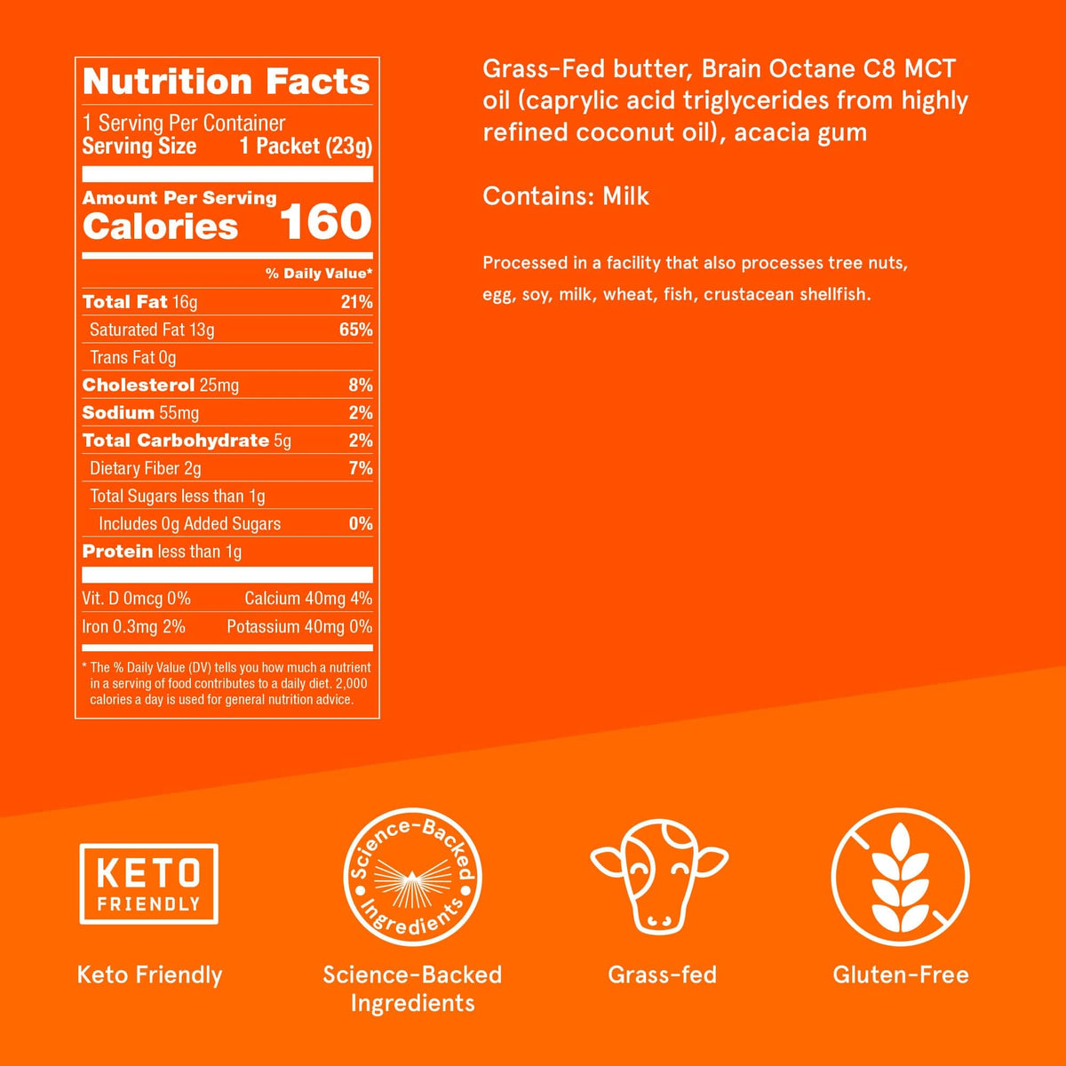 Bulletproof InstaMix Keto Coffee Creamer — 14 Packets — image 3