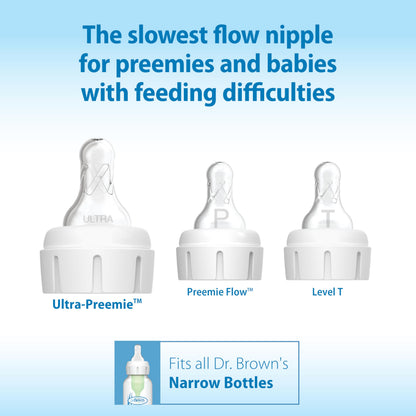 Dr. Brown's Narrow Ultra-Preemie Bottle Nipple — 6 Pack — image 3