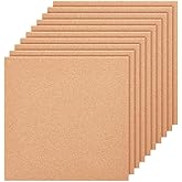 JAPCHET Self-Adhesive Cork Squares, 4×4 in — 200 Pack — image 3