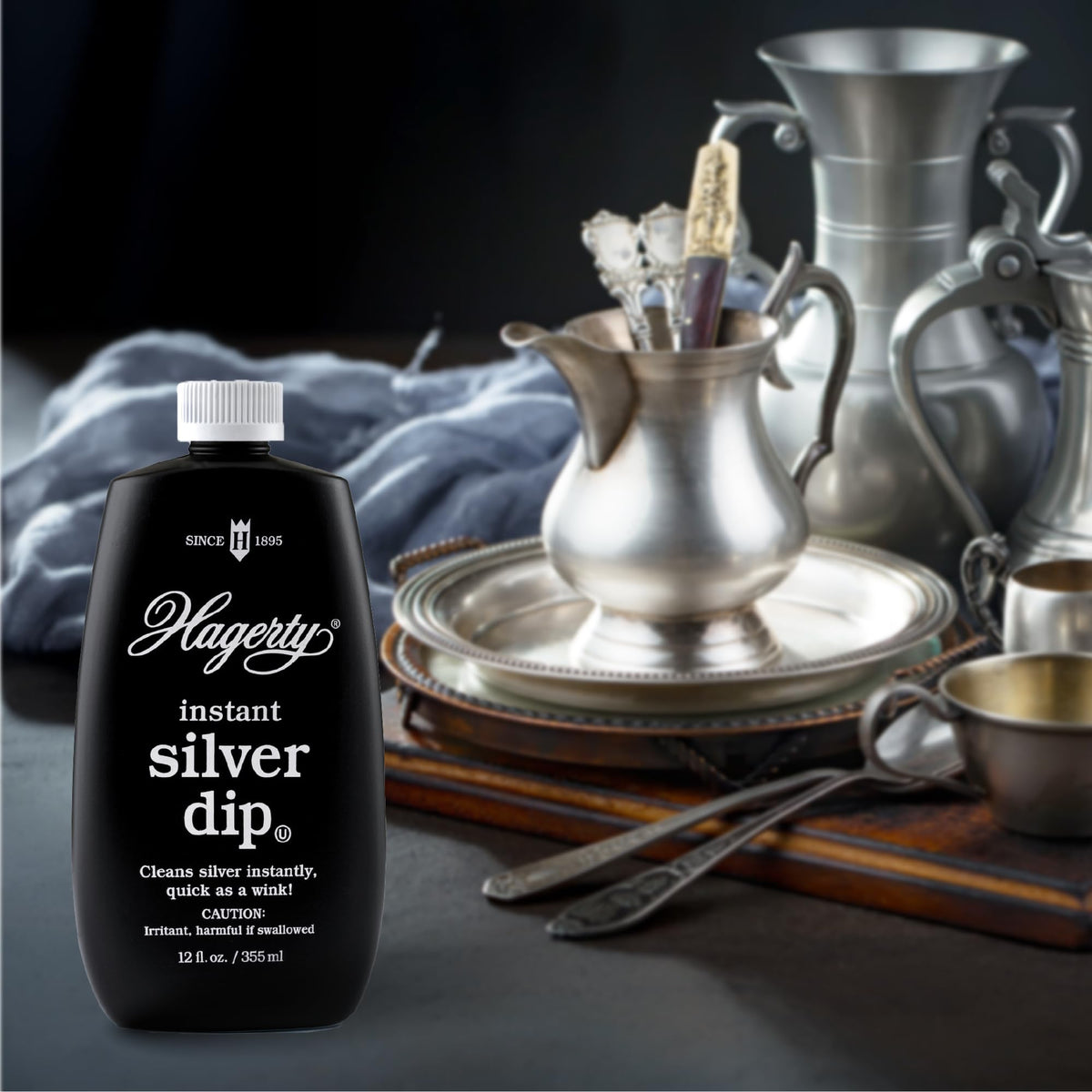 Hagerty Instant Silver Dip Tarnish Remover, 12 oz — image 11