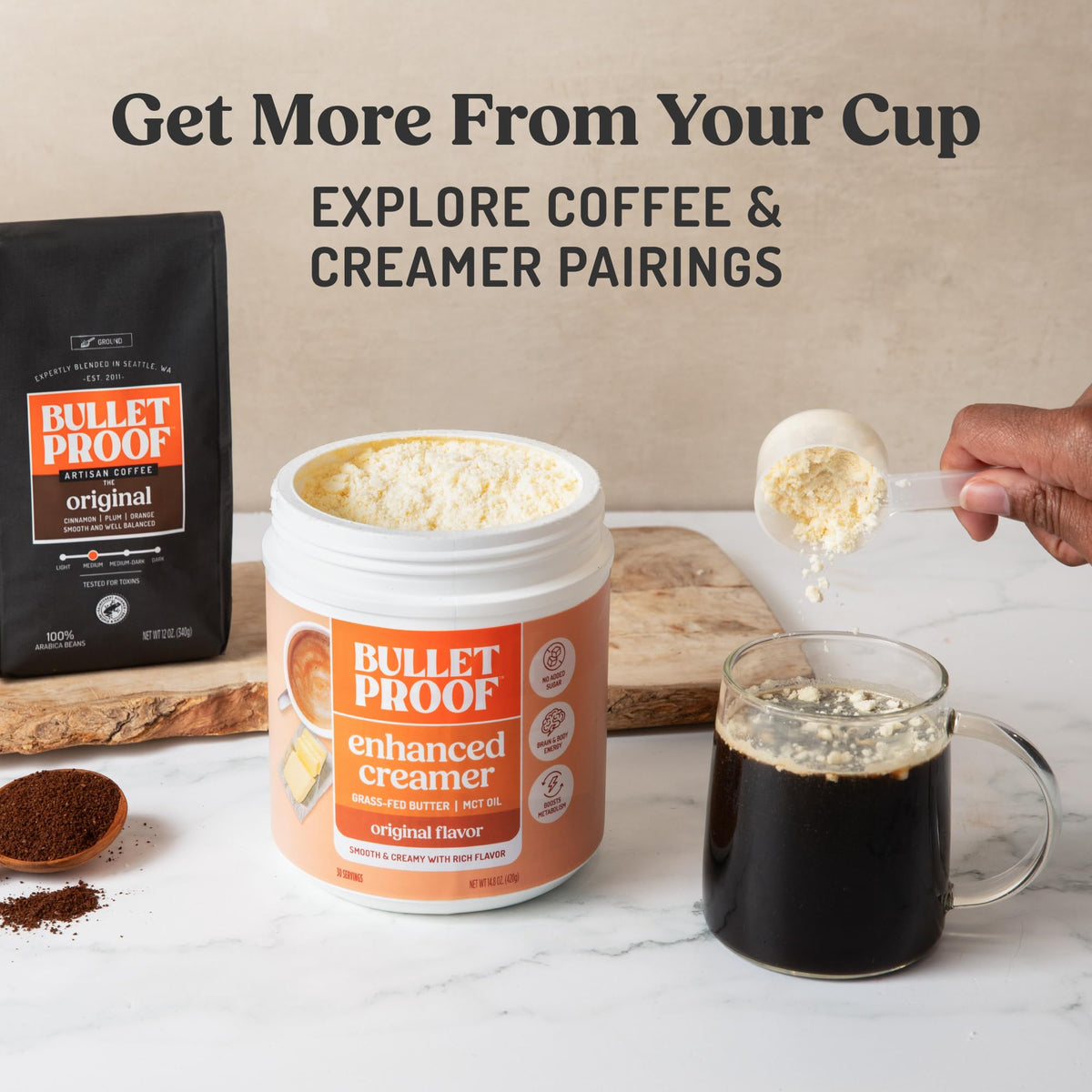 Bulletproof InstaMix Keto Coffee Creamer — 14 Packets — image 15