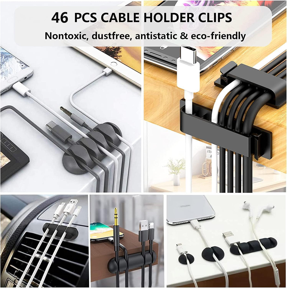 Cable Management Organiser Kit — 192 Pieces — image 3