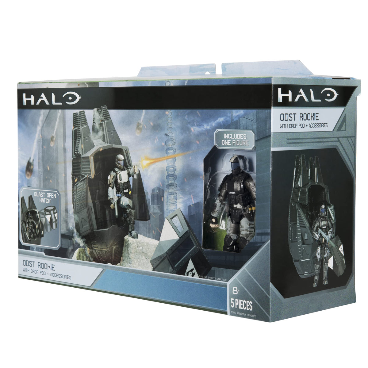 World of HALO ODST Drop Pod with Rookie Figure, 4 in — image 13