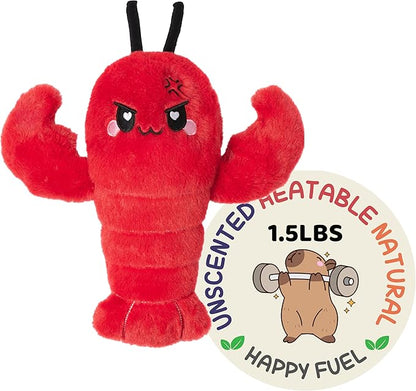 Crustacean Microwavable Heating Pad — Plush Lobster