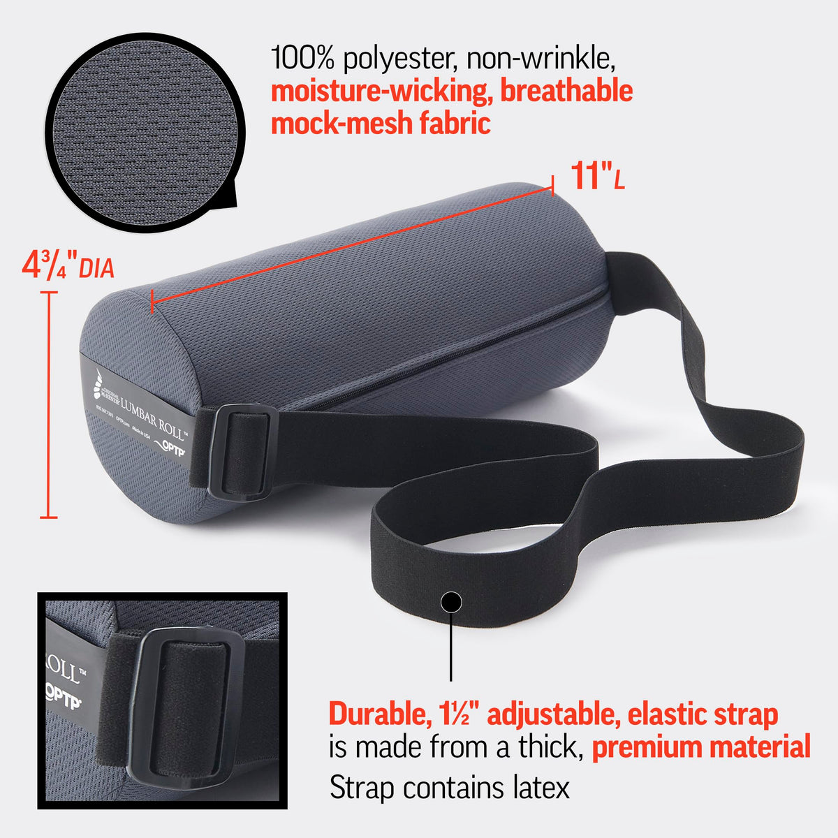 OPTP The Original McKenzie Lumbar Roll — Standard — image 7