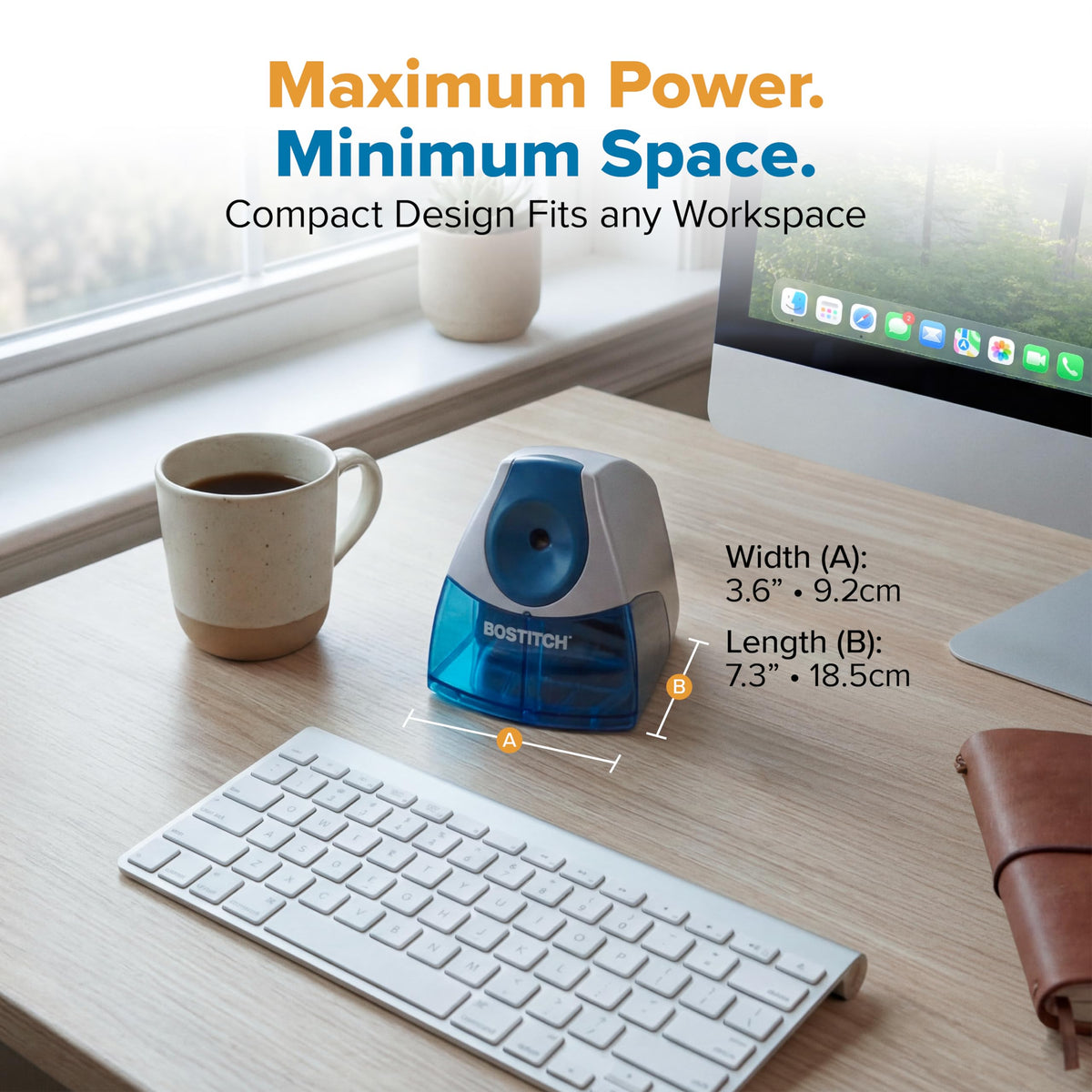 Bostitch Office Electric Pencil Sharpener, Black — image 11