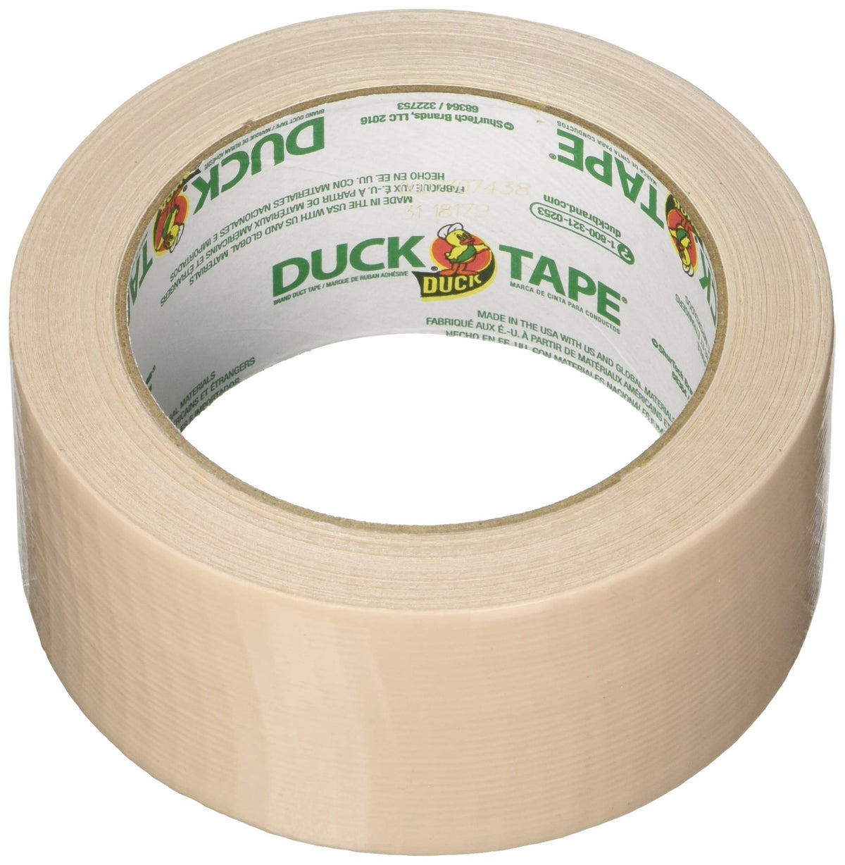 Duck Tape Coloured Duct Tape, Beige — 1.88 in × 20 yd