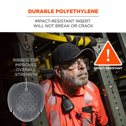 Ergodyne Skullerz 8945F(x) Bump Cap Insert, Charcoal — image 7
