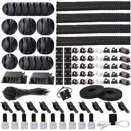 Cable Management Organiser Kit — 192 Pieces