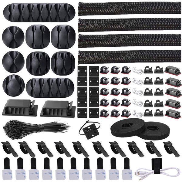 Cable Management Organiser Kit — 192 Pieces