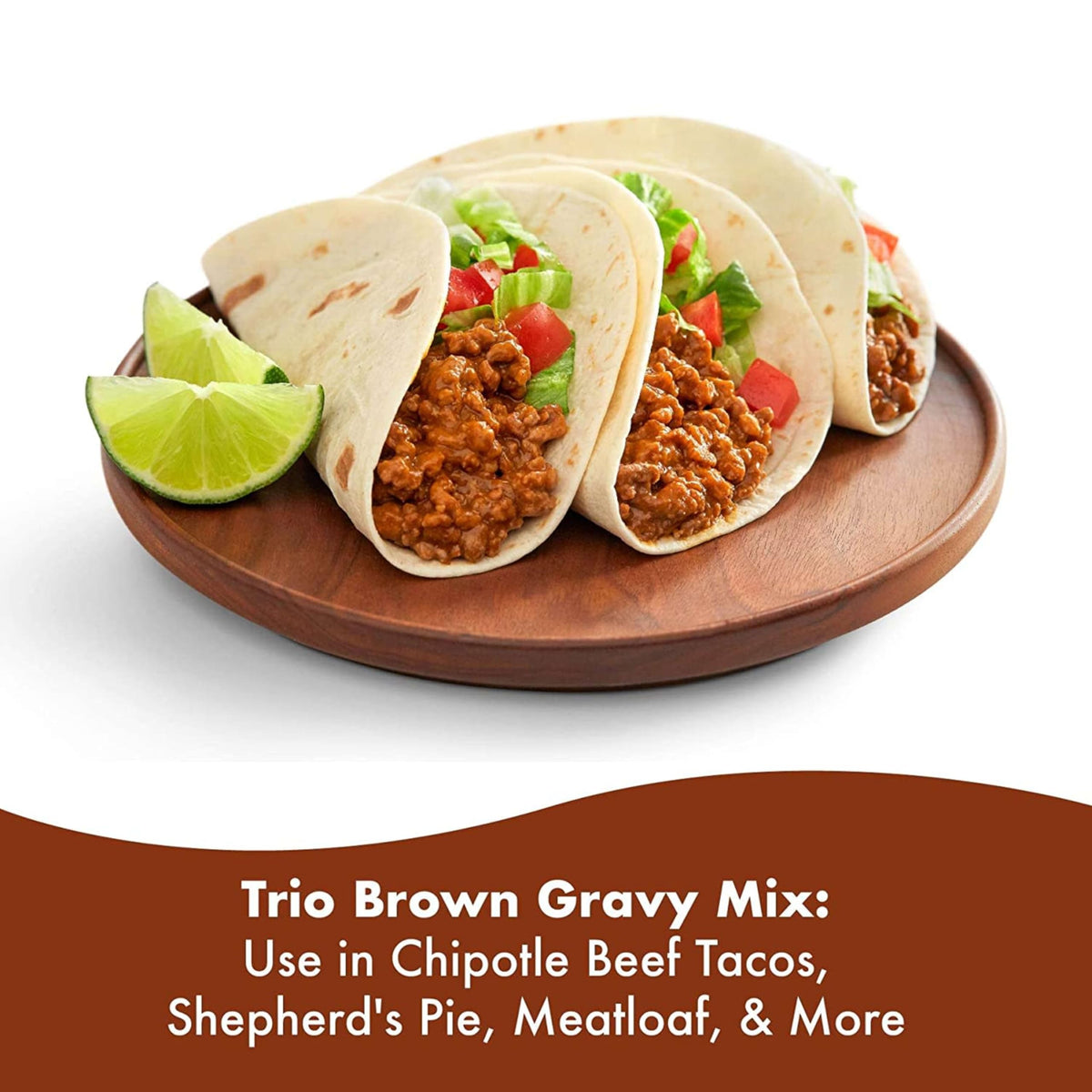 Trio Brown Gravy Mix, Just Add Water — 13.37 oz — image 5
