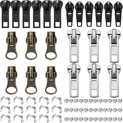 WILLBOND Zipper Repair Kit — 69 Pcs, #5 & #7 Sliders