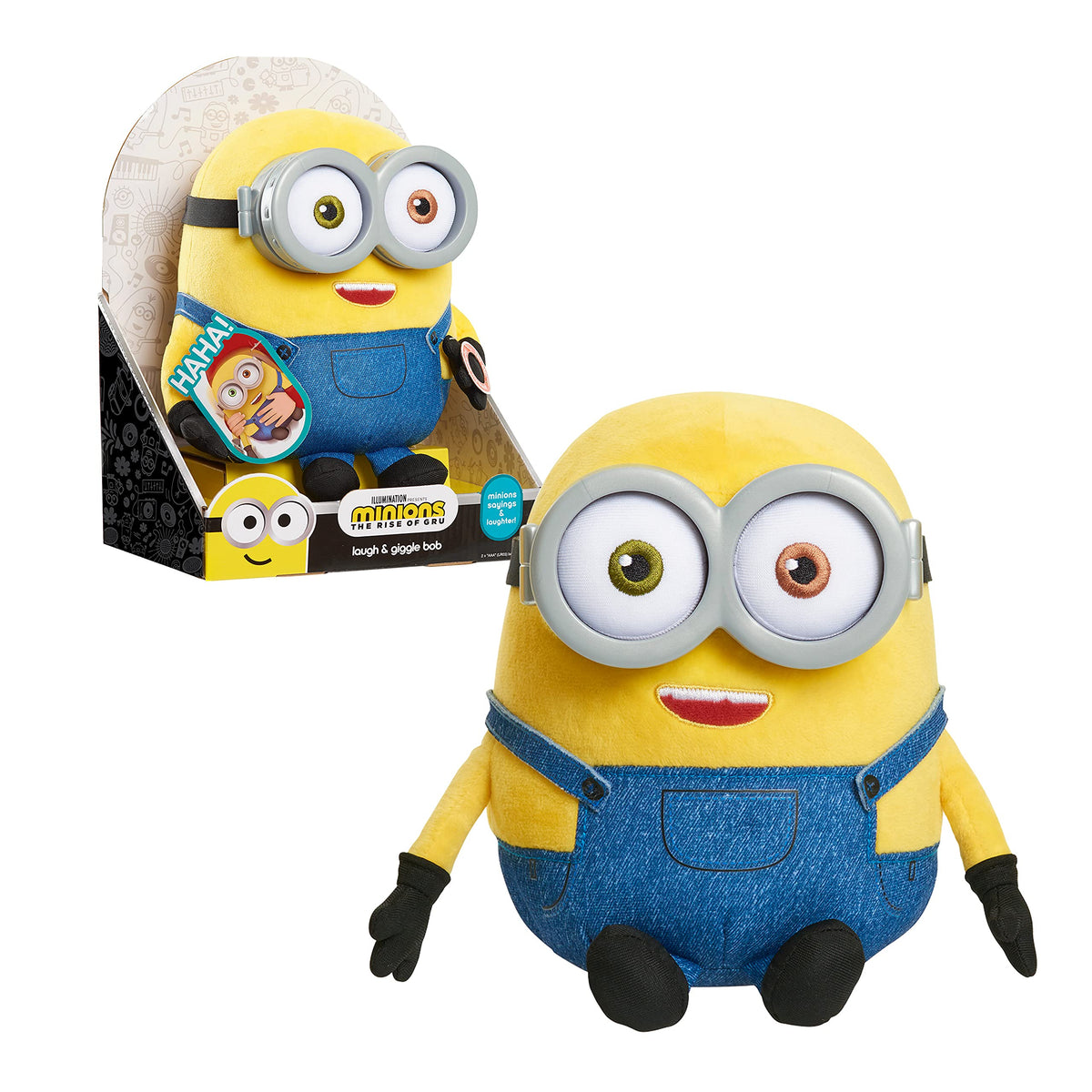 Minions: The Rise of Gru Laugh & Giggle Bob Plush