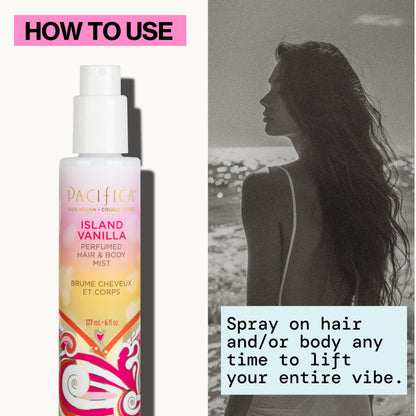 Pacifica Island Vanilla Hair & Body Mist, 2 fl oz — image 17