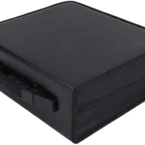 Dailydanny Sedmoon 400 Disc CDDVD PU Leather Storage Case Wallet Binder Book Sleeves Disc Storage Bag Carrying Case