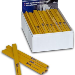Bon Tool 84-842 Pencil - Yellow Casing Medium Black Lead - (72Pkg),72 count
