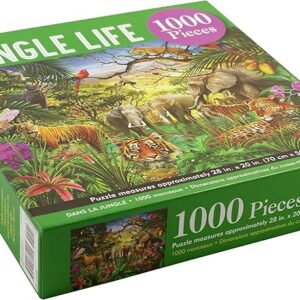PETER PAUPER PRESS Jungle Life 1000 Piece Jigsaw Puzzle