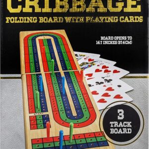 Solid Wood Folding Cribbage Set (Styles Will Vary) (6029672)